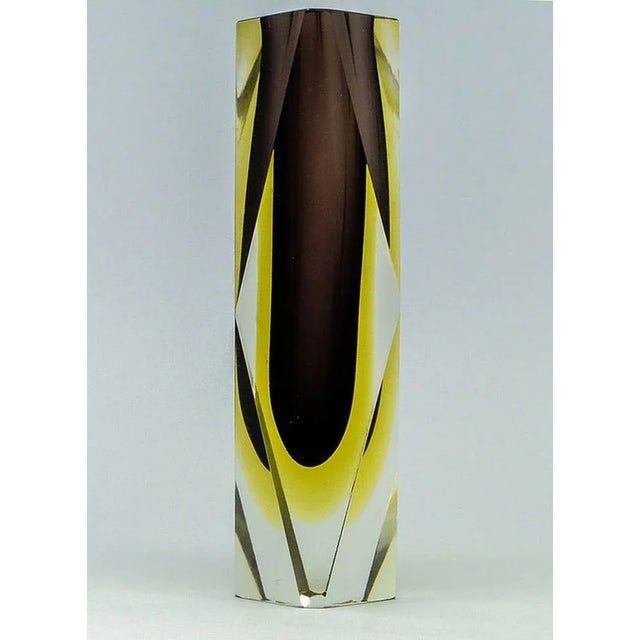 Italian Murano Glass Vase from Mandruzzato, 1950s, in Very Good conditions. Designed 1950 to 1959 I have official proof of...