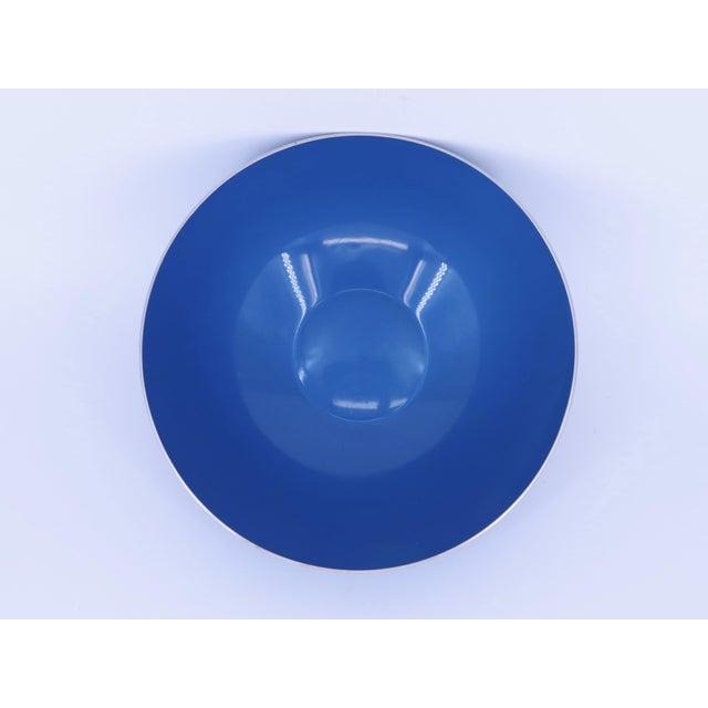 1970s Vintage Emetlox Design Norway Anodized Aluminum Serving Bowl For Sale - Image 5 of 8