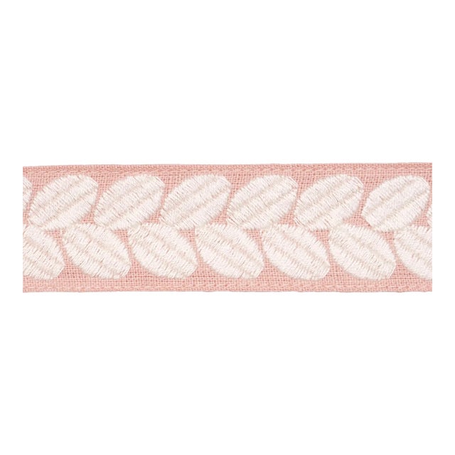 SAMPLE - Schumacher Berkeley Tape Narrow In Blush For Sale
