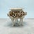 This vintage Ardalt / Luigi Antorini Italian porcelain centerpiece bowl features an ornate openwork vessel supported by...