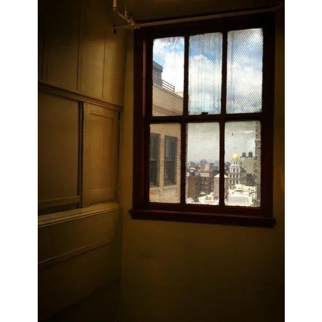 Wood Color Art Photograph "a Window to New York" For Sale - Image 7 of 7