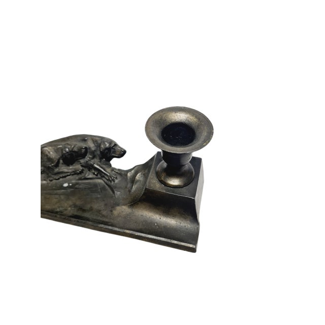 Black Art Nouveau Inkwell from WMF, Germany, 1900s For Sale - Image 8 of 12