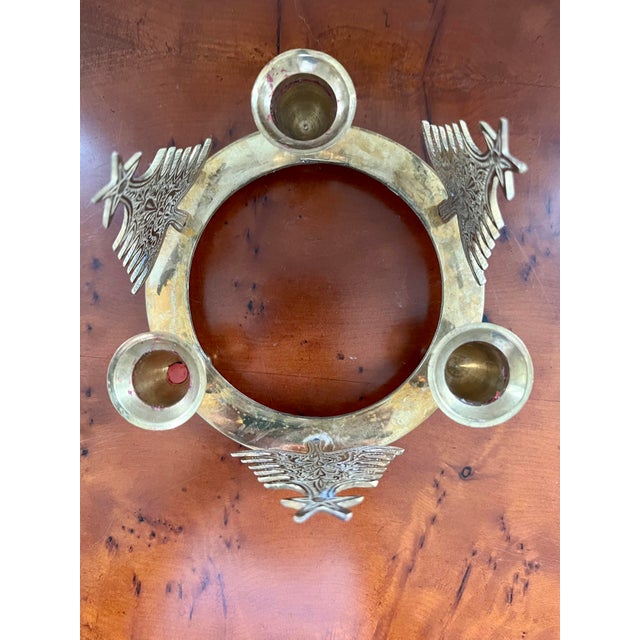 1960s Solid Brass Christmas Tree Candle Holder Chairish