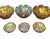 Glass Louis Comfort Tiffany Favrile Glass Salt Dishes – Set of Eight - Early 20th C. For Sale - Image 7 of 9