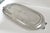 Metal Vintage Aluminum Bow Handle Serving Tray – Hollywood Regency Silver Tone Vanity Tray, Grandmillennial Decor For Sale - Image 7 of 9