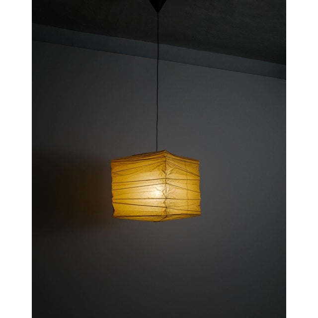 1970s Early Mid-Century Isamu Noguchi 45x Akari Ceiling Lamp Pendant by Ozeki & Co, Japan, 1970s For Sale - Image 5 of 10