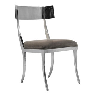 Bernhardt "Gustav" Chair in Stainless Steel For Sale
