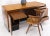 American Walnut Ed Wormley for Dunbar Double Pedestal Desk w/ Folding Return For Sale - Image 11 of 13