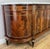 Vintage French Empire Carved Burr Inlay Sideboard with Marble Top For Sale - Image 4 of 18