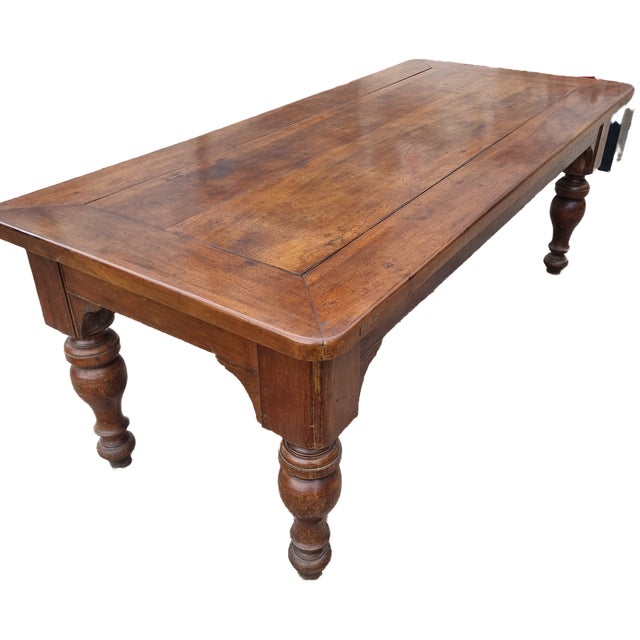 19th Century Piedmontese Rectangular Table, 1840s For Sale - Image 3 of 6