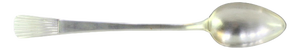 Silver Rice and Serving Spoon with Grooves Handle