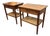 Jack Cartwright for Founders Furniture 1960's Walnut Nightstands, Pair For Sale