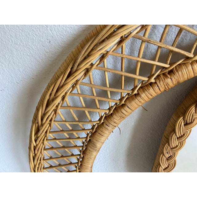 Arched Wicker & Rattan Mirror Chairish