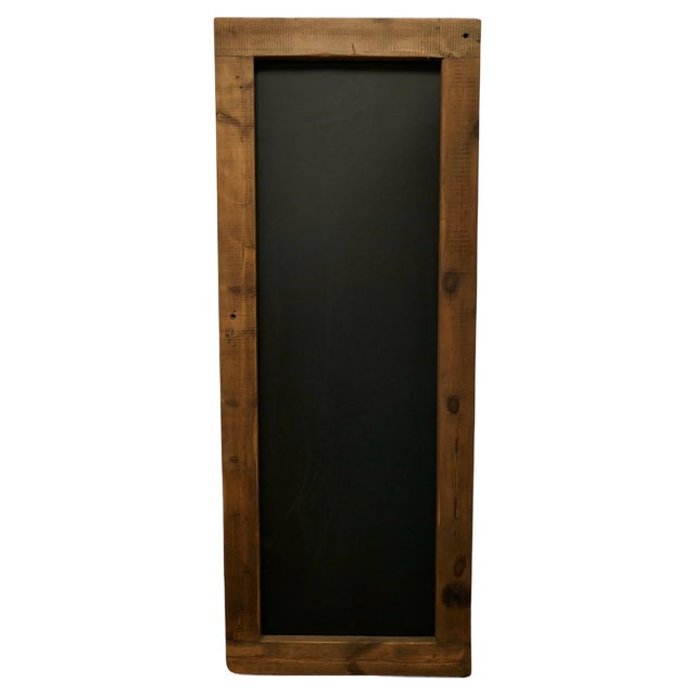Recycled Pine Wine Bar Black Board, 1960s For Sale