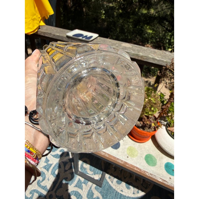 Cristal d' Arques Cristal d'Arques-Durand Montparnasse Heavy Vase For Sale - Image 4 of 5