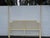 Wood Hollywood Regency Faux Bamboo Posted Painted King Size Headboard 6681 For Sale - Image 7 of 16