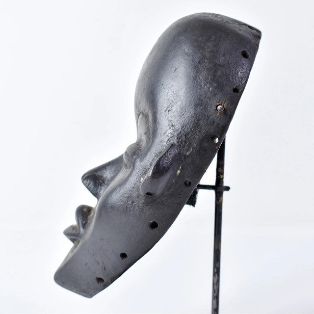 Early 20th Century Early 20th Century Dan Deangle Mask on Custom Stand For Sale - Image 5 of 12