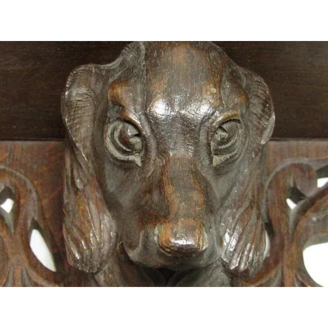 Antique Black Forest King Charles Spaniel Wall Shelf For Sale - Image 10 of 12