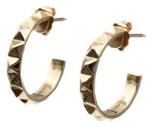 Studded Hoops by Anjalé, A Pair