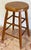 Mid-Century Modern Vintage Handmade Wood Counter Stool For Sale - Image 3 of 10