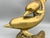 Metal Oversized Vintage Brass Double Dolphin Figure For Sale - Image 7 of 11