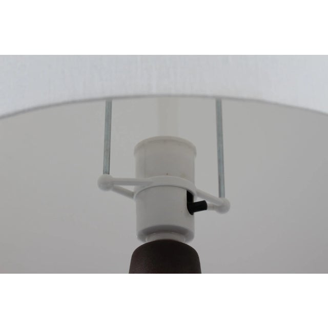 1960s Large Mid-Century Danish Ceramic Table Lamp by Einar Johansen for Søholm, 1960s For Sale - Image 5 of 13