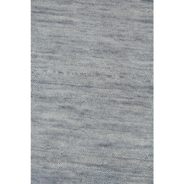 Contemporary Exquisite Rugs Rheine Hand Loom Wool Light Gray - 8'x10' For Sale - Image 3 of 9
