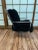 Black Restoration Hardware Khan Tibetan Black Wool Chair For Sale - Image 8 of 10
