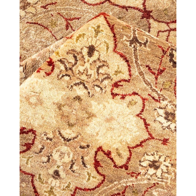 Textile Mogul, One-of-a-Kind Hand-Knotted Area Rug in Brown, 6' 0" x 8' 7" For Sale - Image 7 of 8