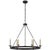 Chapman & Myers for Visual Comfort Signature Launceton Ring Chandelier in Bronze For Sale