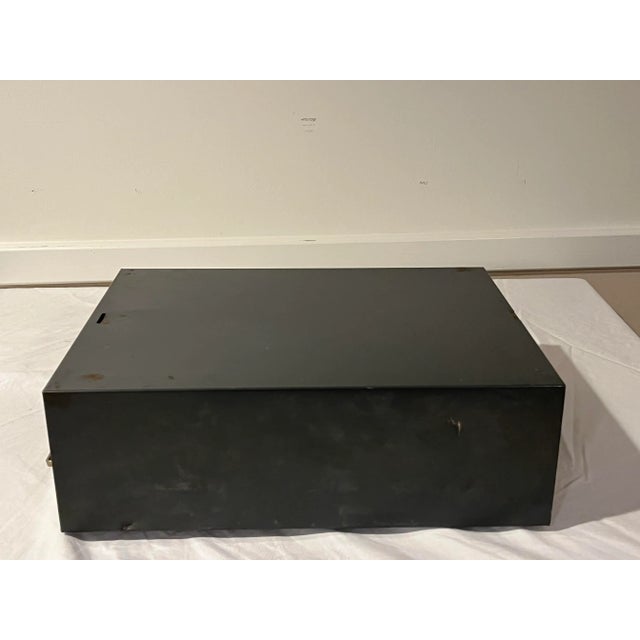 Gray 1960s Vintage Metal Interlocking Cabinet For Sale - Image 8 of 9