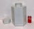 Modern Modern White Glaze Porcelain Hexagonal Tea Jar For Sale - Image 3 of 4