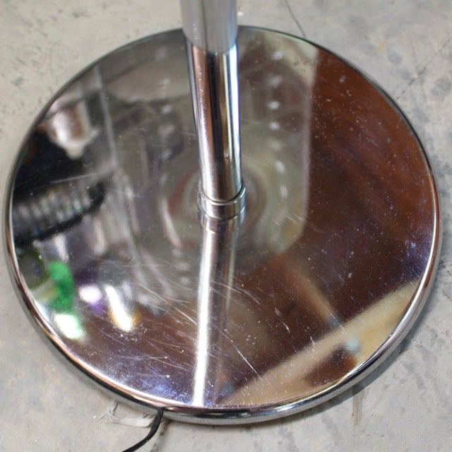 Vintage Space Age Chrome Eyeball Floor Lamp For Sale - Image 9 of 10