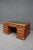 Croquet Cherry Leather-Top Partners Desk Form Coffee Table For Sale - Image 4 of 16