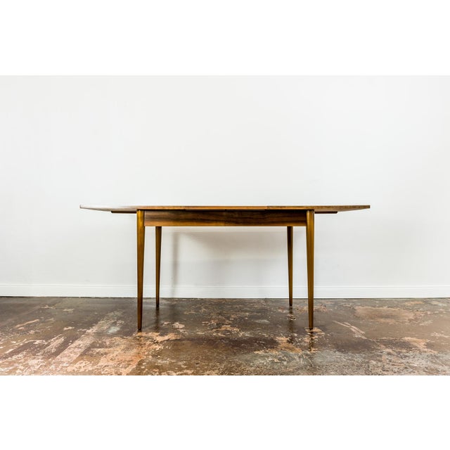 Mid-Century Modern Mid-Century Extendable Dining Table in Walnut from BFM, Poland, 1960s For Sale - Image 3 of 14