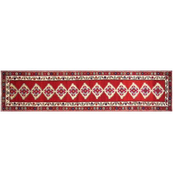 1960s Turkish Oushak Runner For Sale