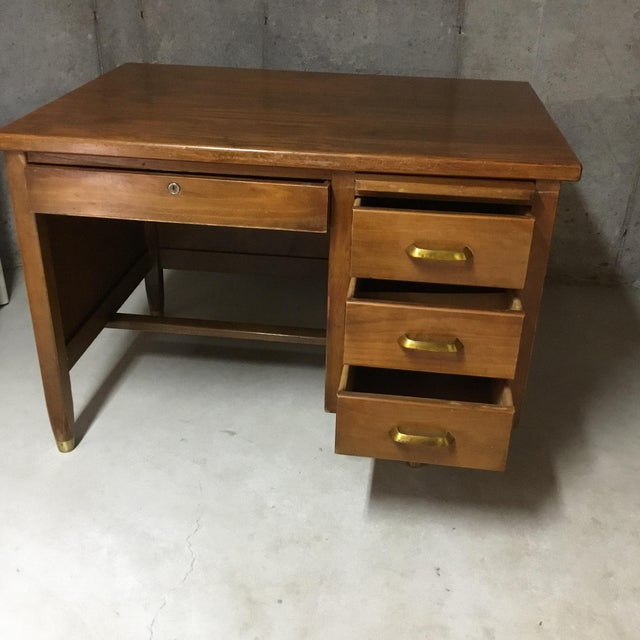 This desk has been in the family for years . My Grandmother was a teacher and when she retired she took her desk with her....
