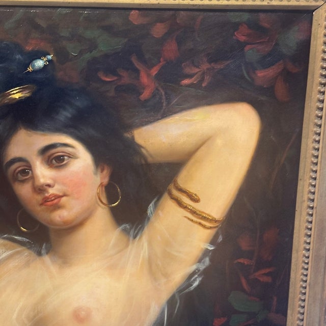 Basel, Nude Odalisque, 1906, Paint, Framed For Sale - Image 4 of 14