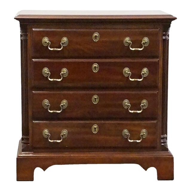 National / Mt. Airy Solid Cherry Traditional Style 26" Chairside Chest / Nightstand For Sale