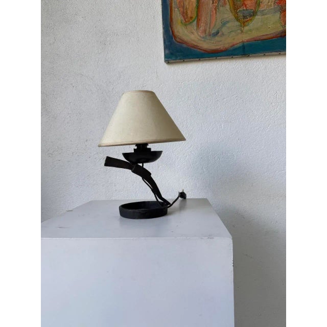 Brutalist Metal Lamp, 1950s For Sale - Image 6 of 18