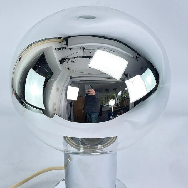 Motoko Ishii Space Age Table Lamp attributed to Motoko Ishii for Staff Leuchten, Germany, 1970s For Sale - Image 4 of 6