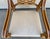 Vintage Italian Neoclassical Regency Hand-Painted Landscape Medallion Reticulated Armchair With Gilt Accents, 38" For Sale - Image 10 of 16