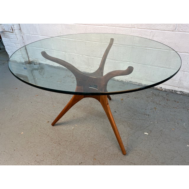 Early 21st Century Vladimir Kagan Inspired Sculpted Walnut Dining Table by Organic Modernism For Sale - Image 5 of 10
