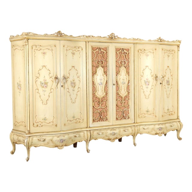 Venetian Baroque Style Wardrobe For Sale