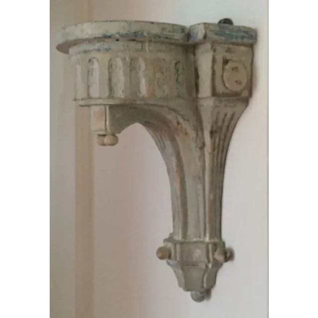 Antique 18th Century French Directoire Carved Wood Wall Bracket Shelf For Sale In New York - Image 6 of 13