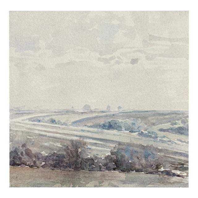 Agnieszka Staak-Janczarska, Winter Landscape, Watercolour, 2017 For Sale