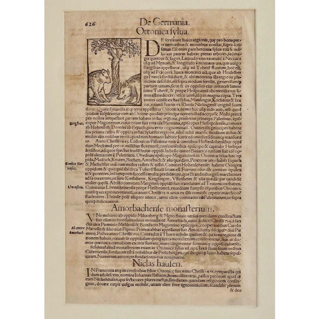 A page from a German 16th- or 17th-century book. A good example of early printing.