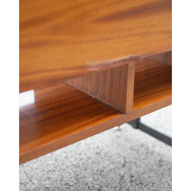 Black 1970s Mid-Century Modern Double-Sided Bar Cabinet by Jitona For Sale - Image 8 of 12