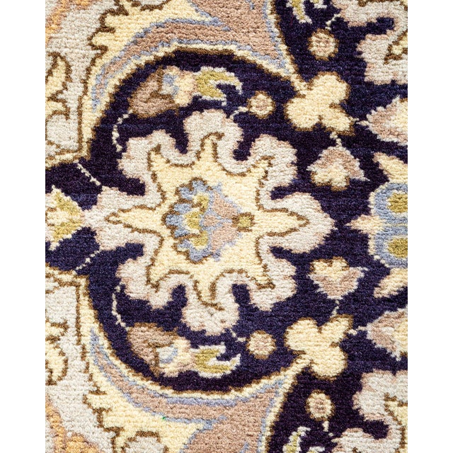 Traditional Mogul, One-of-a-Kind Hand-Knotted Area Rug - Ivory, 6' 2" x 9' 2" For Sale - Image 3 of 8