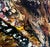 Abstract Dick Marconi 2008 Color Fusion Abstract Mixed-Media Painting in Ornate Gilt Frame For Sale - Image 3 of 6